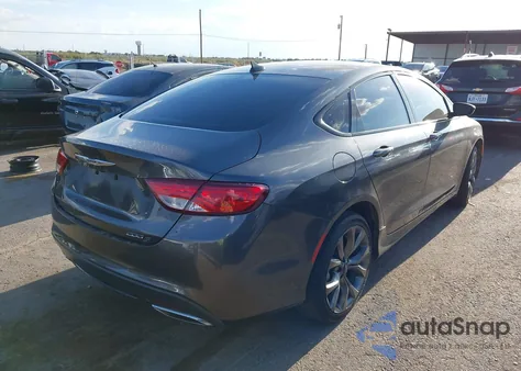 2015 Chrysler 200 S z USA, uszkodzony, nr VIN 1C3CCCBG9FN652471